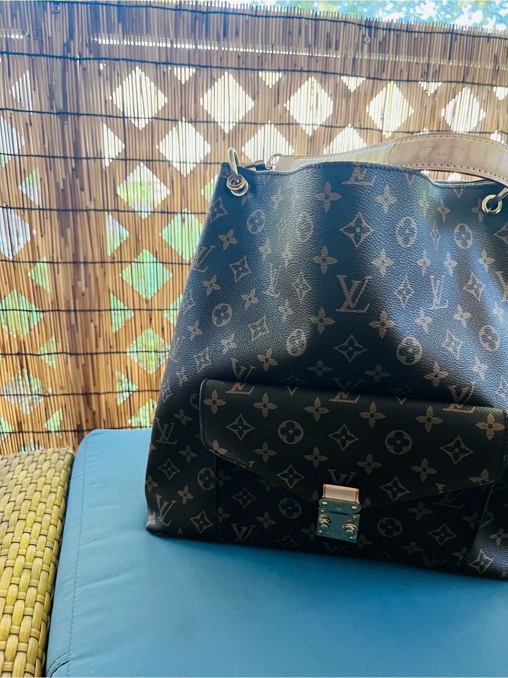 Brown Monogram Canvas with an iconic logo & Shoulder strap. - Picture 5 of 12